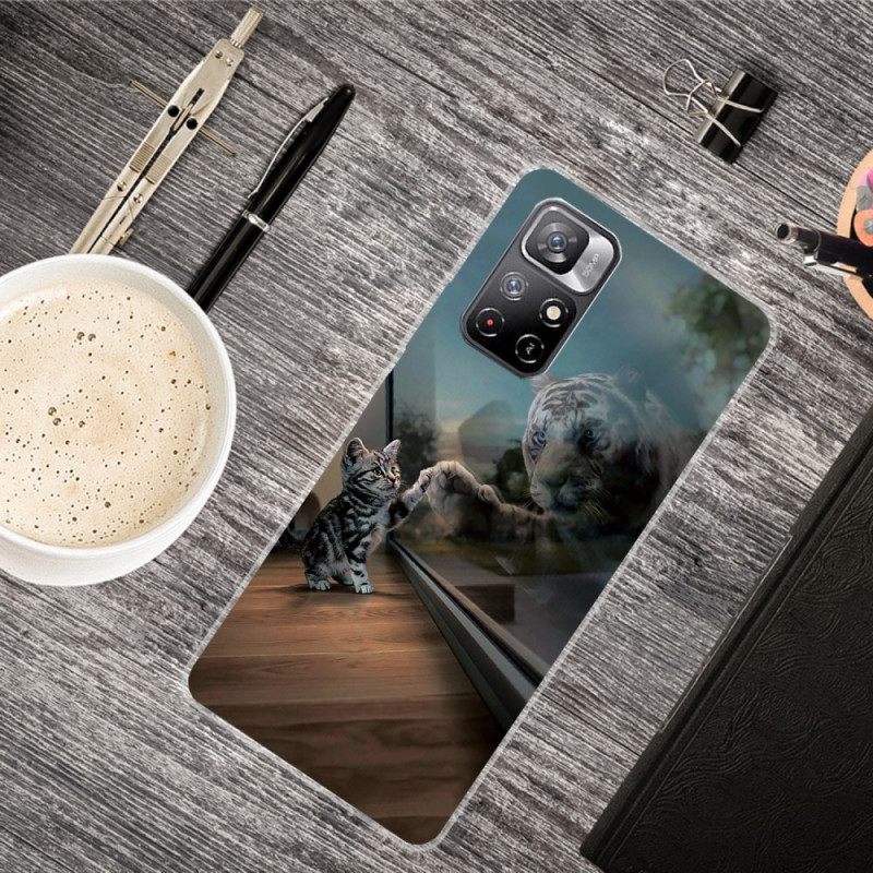 Case Xiaomi Redmi Note 11 Pro Plus 5G Feline Dream Silikoni