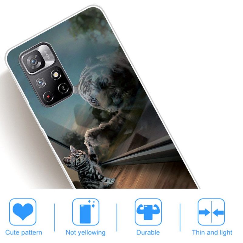 Case Xiaomi Redmi Note 11 Pro Plus 5G Feline Dream Silikoni