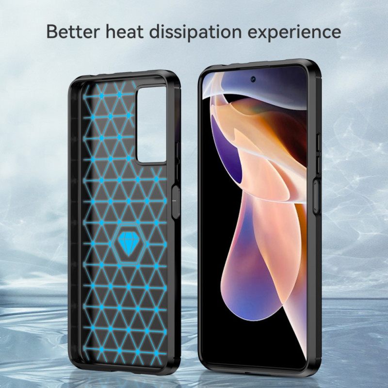 Case Xiaomi Redmi Note 11 Pro Plus 5G Harjattu Hiilikuitu