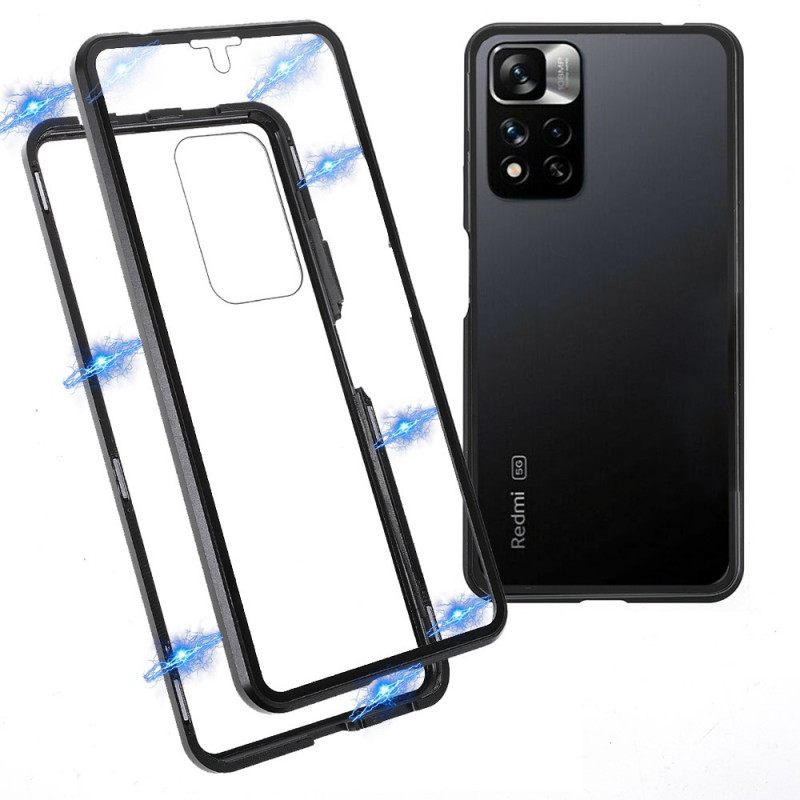 Case Xiaomi Redmi Note 11 Pro Plus 5G Karkaistu Lasi Etu- Ja Takakehys