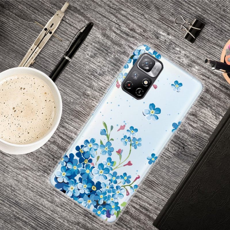 Case Xiaomi Redmi Note 11 Pro Plus 5G Sinikukkakimppu