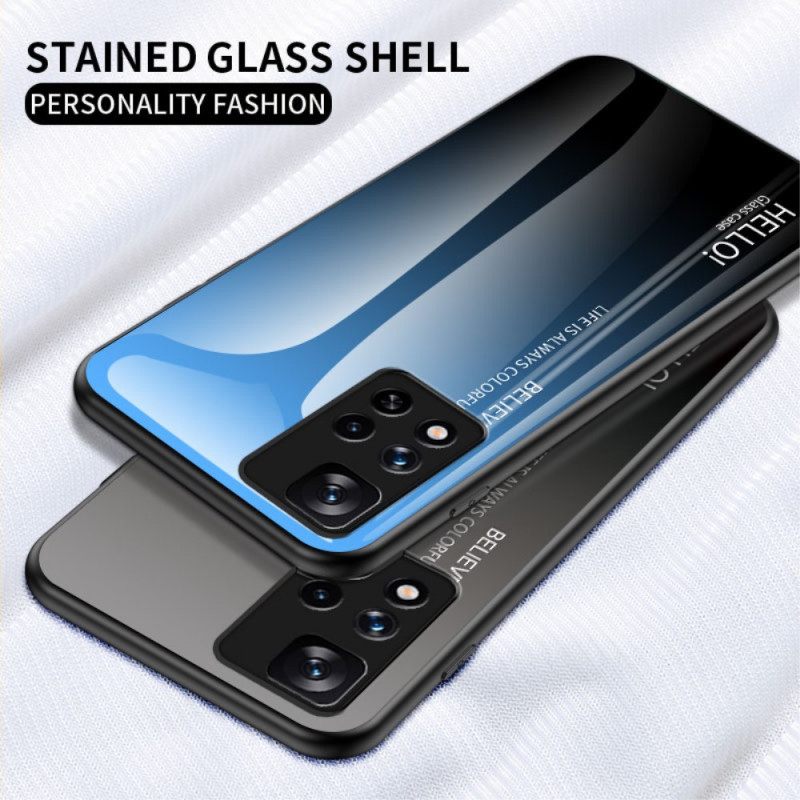 Case Xiaomi Redmi Note 11 Pro Plus 5G Tempered Glass Hei