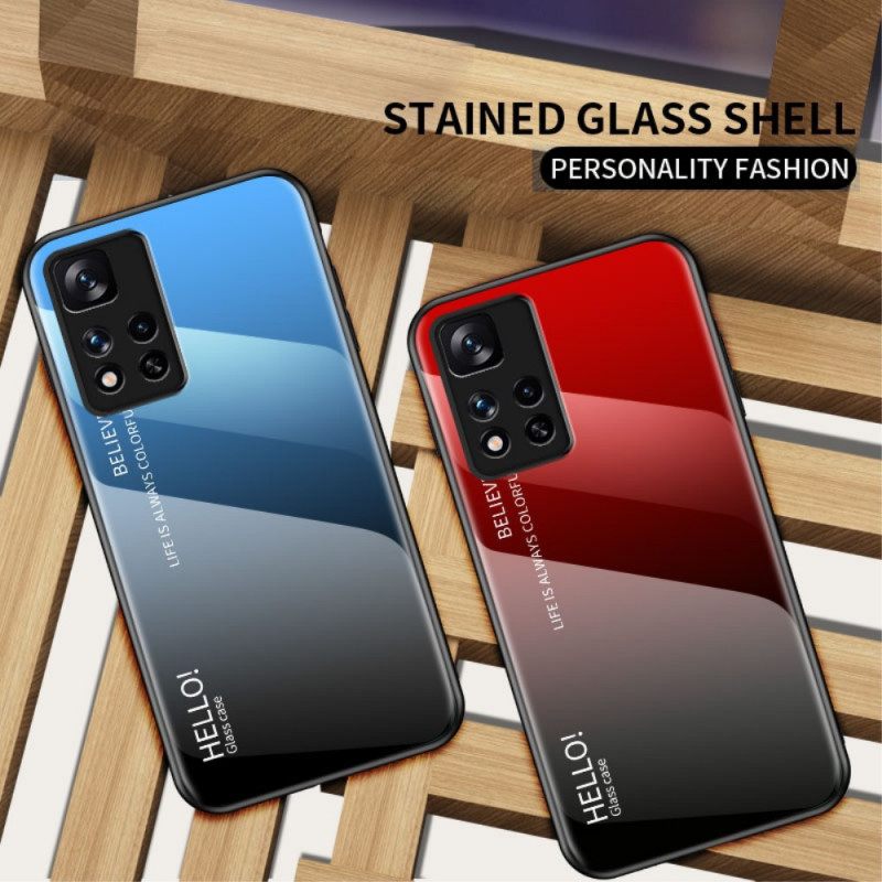 Case Xiaomi Redmi Note 11 Pro Plus 5G Tempered Glass Hei