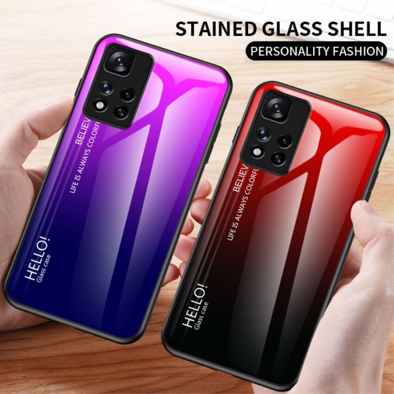 Case Xiaomi Redmi Note 11 Pro Plus 5G Tempered Glass Hei