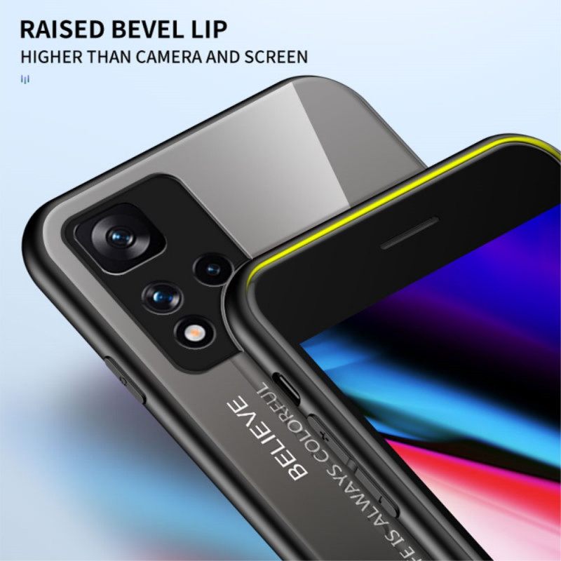 Case Xiaomi Redmi Note 11 Pro Plus 5G Tempered Glass Hei