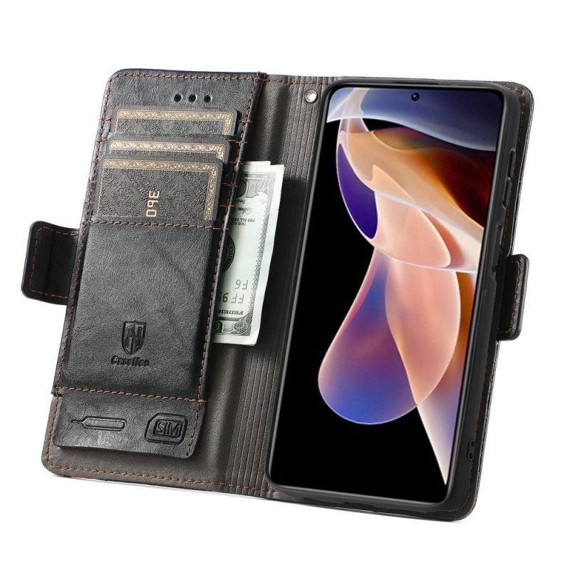 Flip Case Xiaomi Redmi Note 11 Pro Plus 5G Bicolor Kaksoislukko