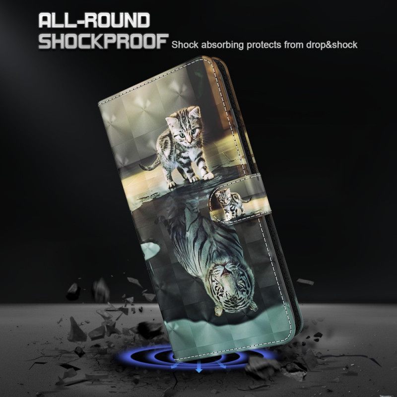 Flip Case Xiaomi Redmi Note 11 Pro Plus 5G Ernest The Tiger 3d