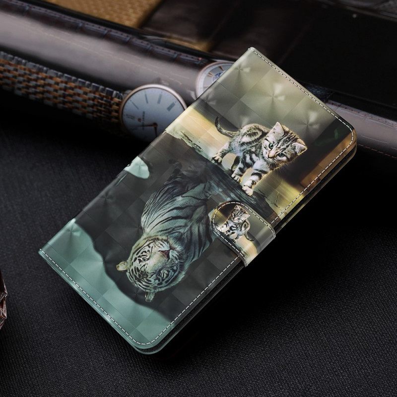 Flip Case Xiaomi Redmi Note 11 Pro Plus 5G Ernest The Tiger 3d