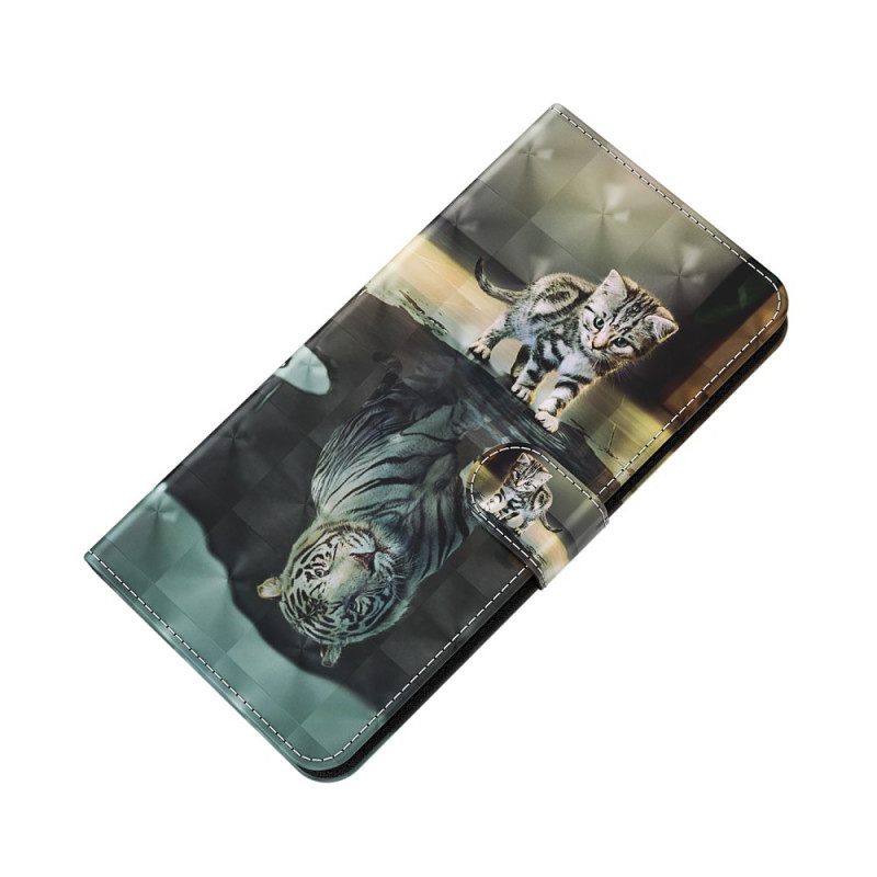 Flip Case Xiaomi Redmi Note 11 Pro Plus 5G Ernest The Tiger 3d