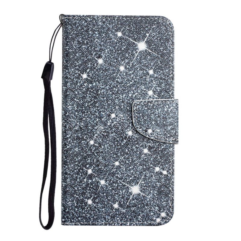 Flip Case Xiaomi Redmi Note 11 Pro Plus 5G Suojaketju Kuori Glitter Strappy