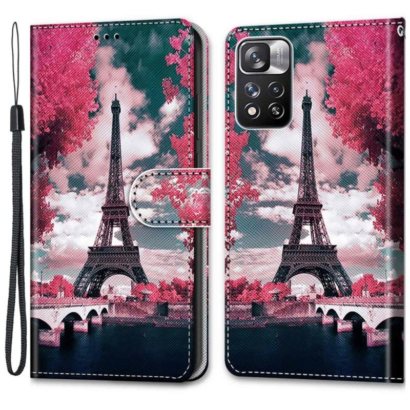 Kotelot Xiaomi Redmi Note 11 Pro Plus 5G Eiffel-torni