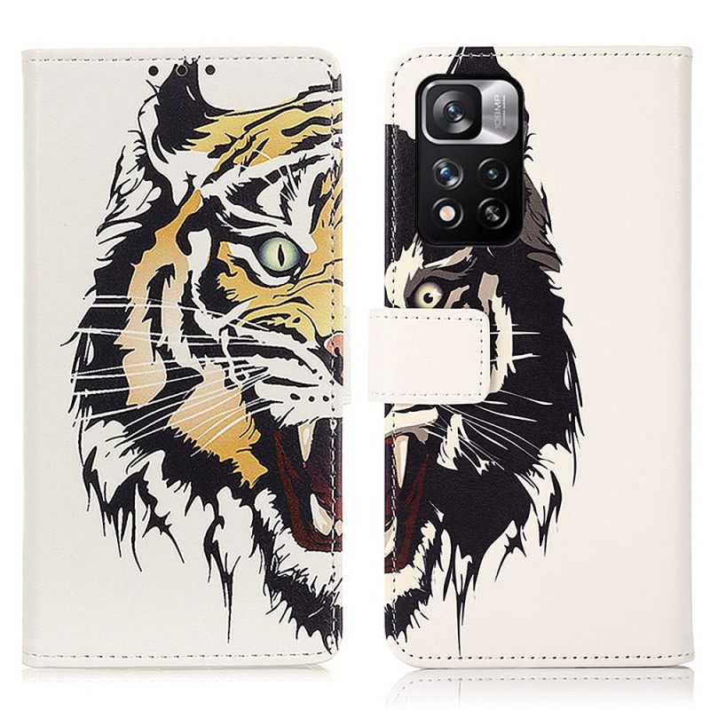 Kotelot Xiaomi Redmi Note 11 Pro Plus 5G Fierce Tiger