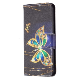 Kotelot Xiaomi Redmi Note 11 Pro Plus 5G Golden Butterflies