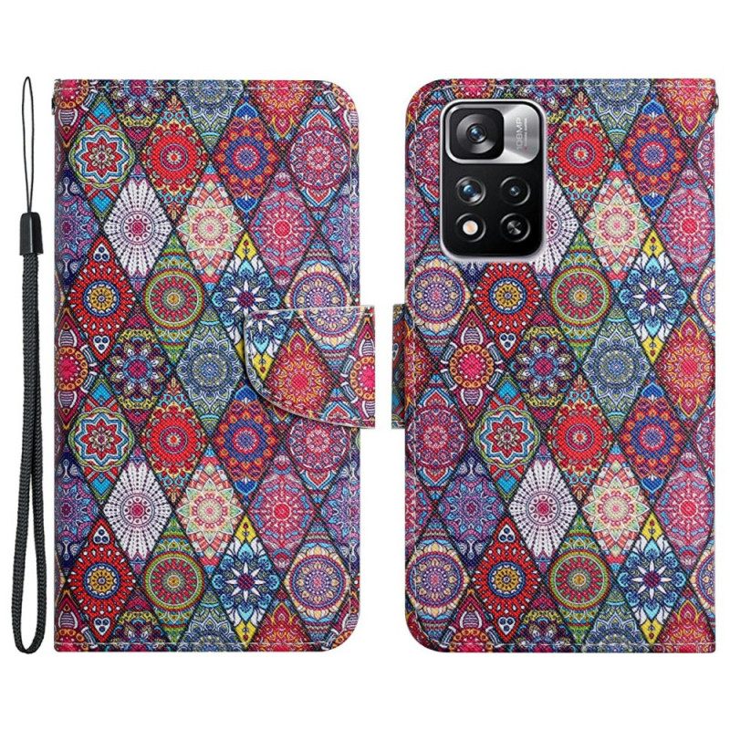 Kotelot Xiaomi Redmi Note 11 Pro Plus 5G Pattern Tapestry