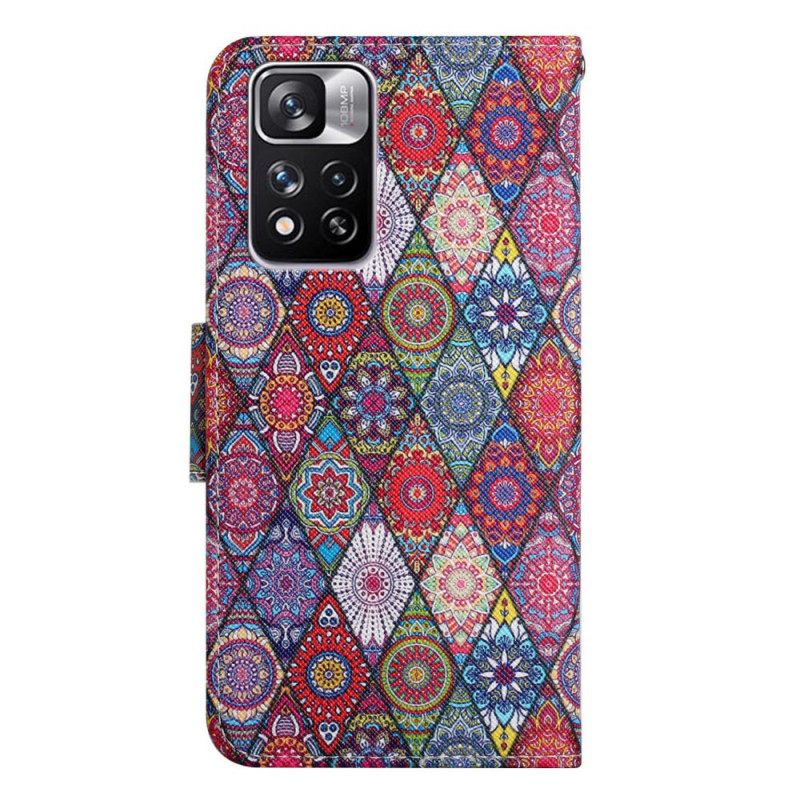 Kotelot Xiaomi Redmi Note 11 Pro Plus 5G Pattern Tapestry