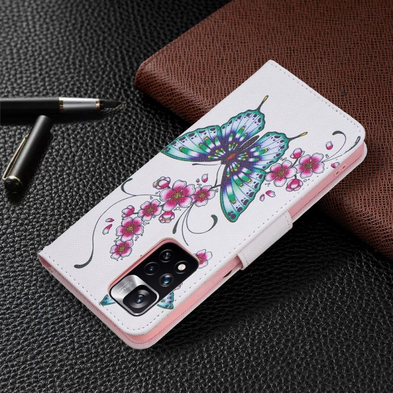 Kotelot Xiaomi Redmi Note 11 Pro Plus 5G Style Butterflies