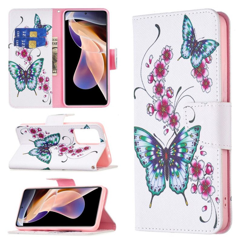 Kotelot Xiaomi Redmi Note 11 Pro Plus 5G Style Butterflies