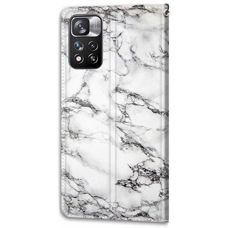 Kotelot Xiaomi Redmi Note 11 Pro Plus 5G Suojaketju Kuori Elegance Marble Strappy