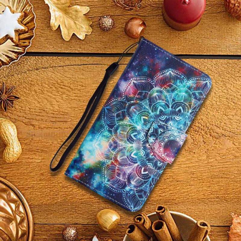 Kotelot Xiaomi Redmi Note 11 Pro Plus 5G Suojaketju Kuori Flashy Mandala Hihnalla