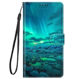 Kotelot Xiaomi Redmi Note 11 Pro Plus 5G Suojaketju Kuori Lanyard Maisema