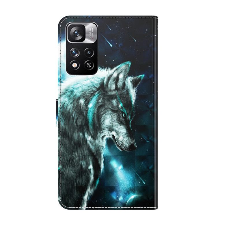 Kotelot Xiaomi Redmi Note 11 Pro Plus 5G Wolf 3d