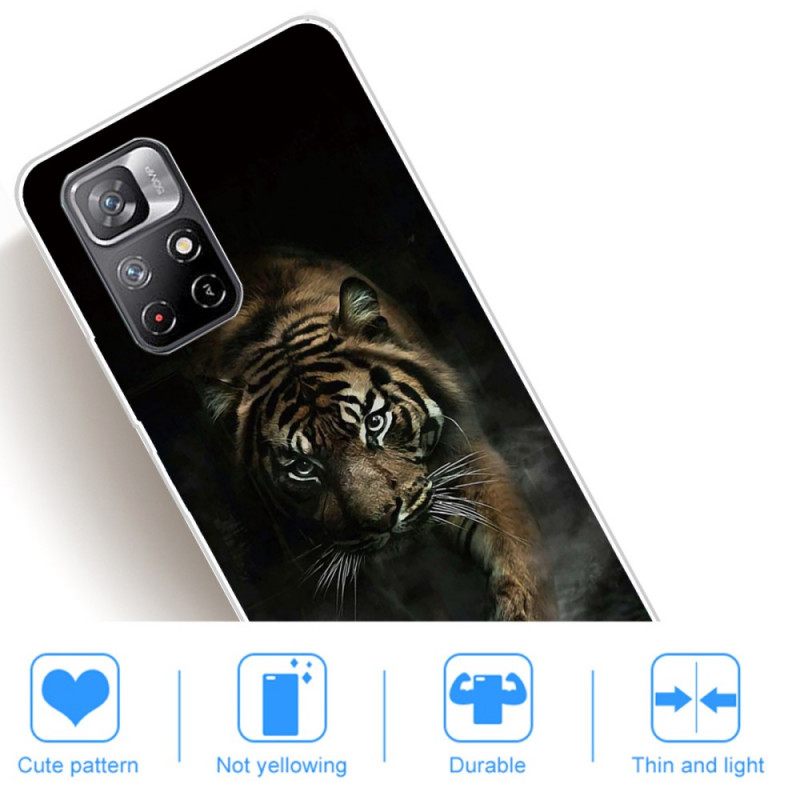 Kuori Xiaomi Redmi Note 11 Pro Plus 5G Flexible Tiger