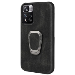 Kuori Xiaomi Redmi Note 11 Pro Plus 5G Leather Effect Ring-tuki