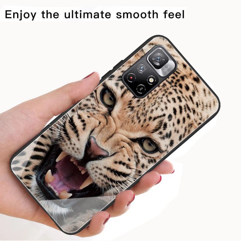 Kuori Xiaomi Redmi Note 11 Pro Plus 5G Leopard Tempered Glass