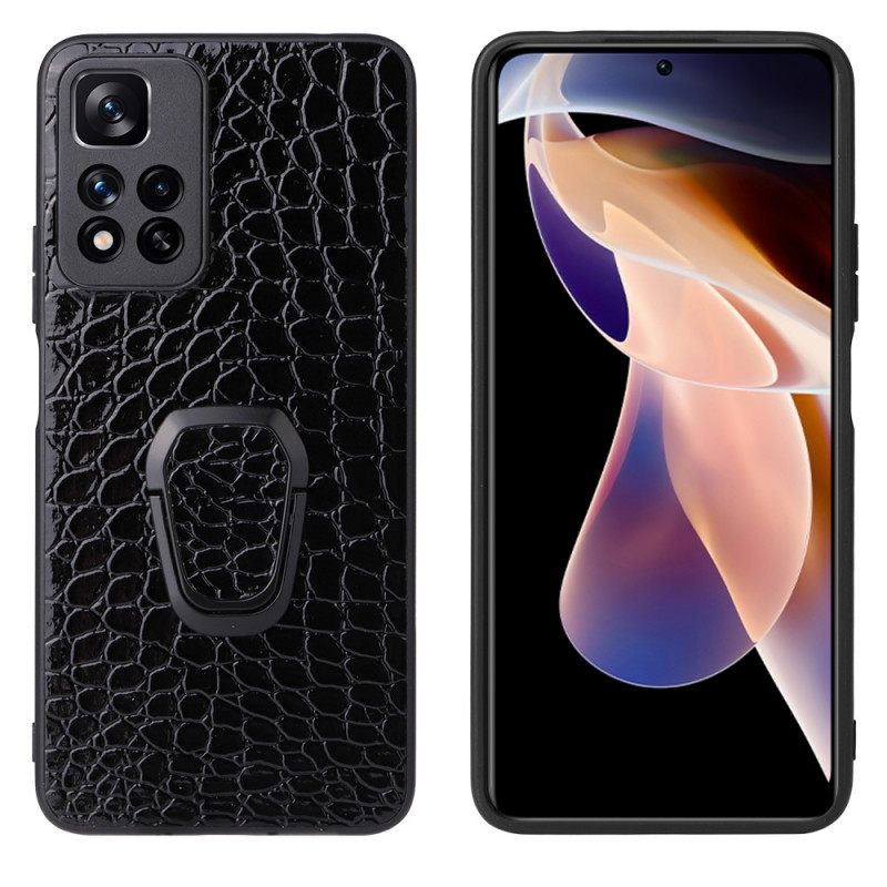 Kuori Xiaomi Redmi Note 11 Pro Plus 5G Style Crocodile Ring Tuki