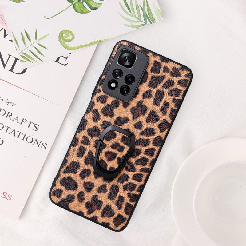 Kuori Xiaomi Redmi Note 11 Pro Plus 5G Style Leopard Ring Tuki