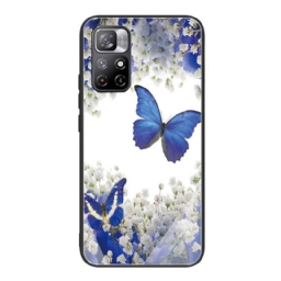 Kuori Xiaomi Redmi Note 11 Pro Plus 5G Tempered Glass Butterflies Design