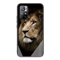 Kuori Xiaomi Redmi Note 11 Pro Plus 5G Tempered Glass Lion Head