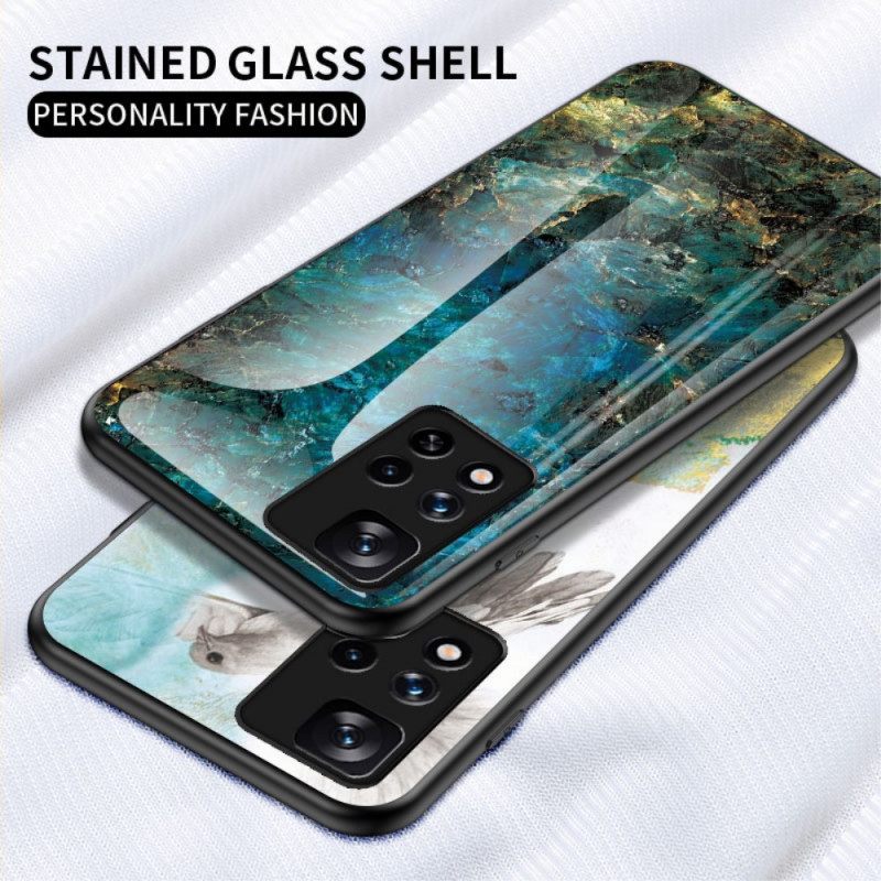 Kuori Xiaomi Redmi Note 11 Pro Plus 5G Tempered Glass Marble Colors