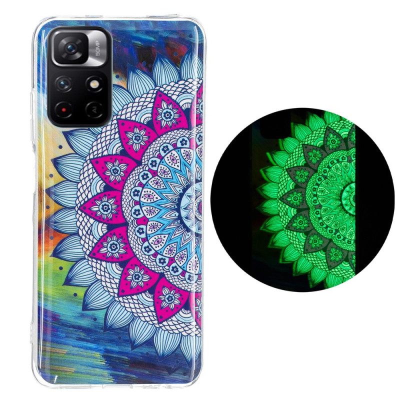 Kuori Xiaomi Redmi Note 11 Pro Plus 5G Värikäs Fluoresoiva Mandala