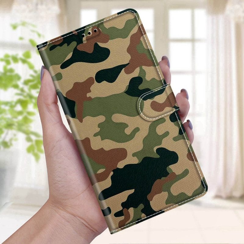 Nahkakotelo Xiaomi Redmi Note 11 Pro Plus 5G Military Camouflage