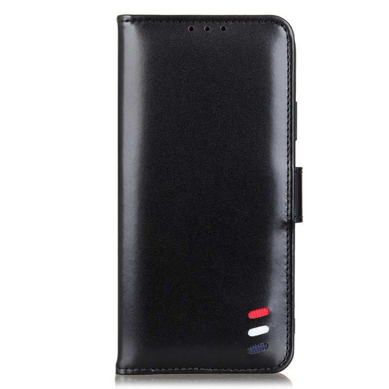 Nahkakotelo Xiaomi Redmi Note 11 Pro Plus 5G Tricolor Leather Effect