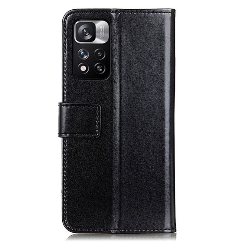 Nahkakotelo Xiaomi Redmi Note 11 Pro Plus 5G Tricolor Leather Effect