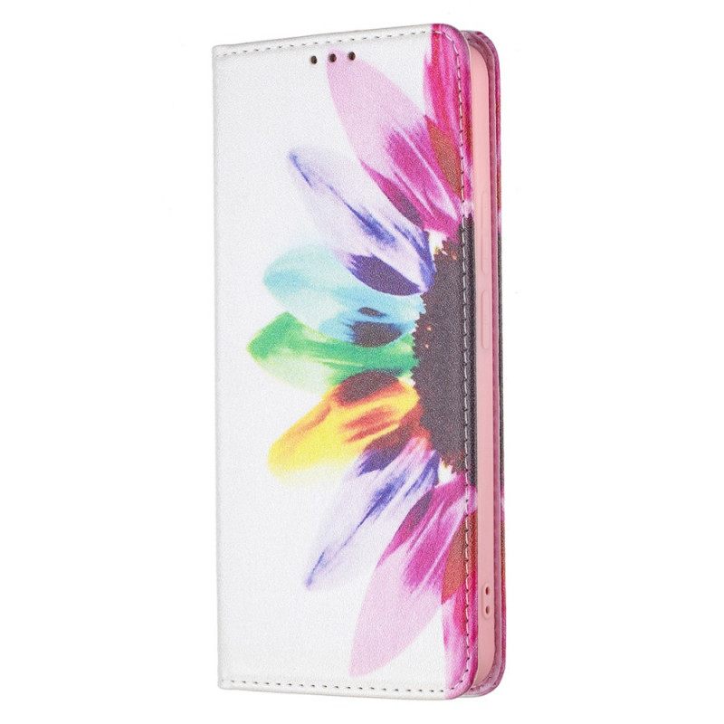 Puhelinkuoret Xiaomi Redmi Note 11 Pro Plus 5G Kotelot Flip Flower Watercolour