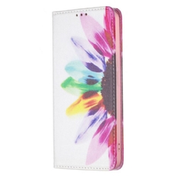 Puhelinkuoret Xiaomi Redmi Note 11 Pro Plus 5G Kotelot Flip Flower Watercolour