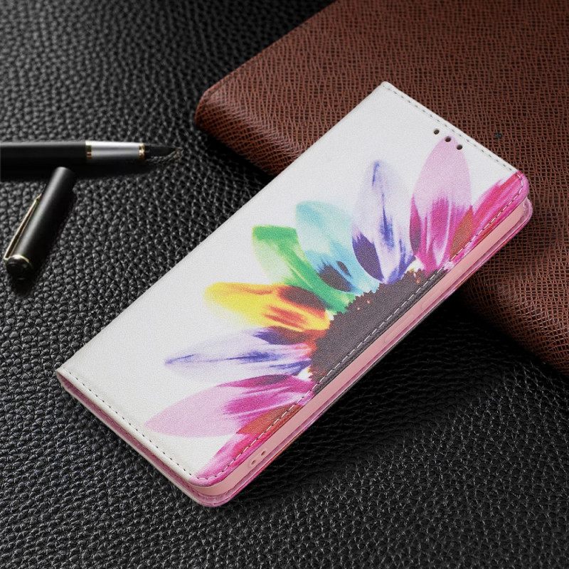 Puhelinkuoret Xiaomi Redmi Note 11 Pro Plus 5G Kotelot Flip Flower Watercolour