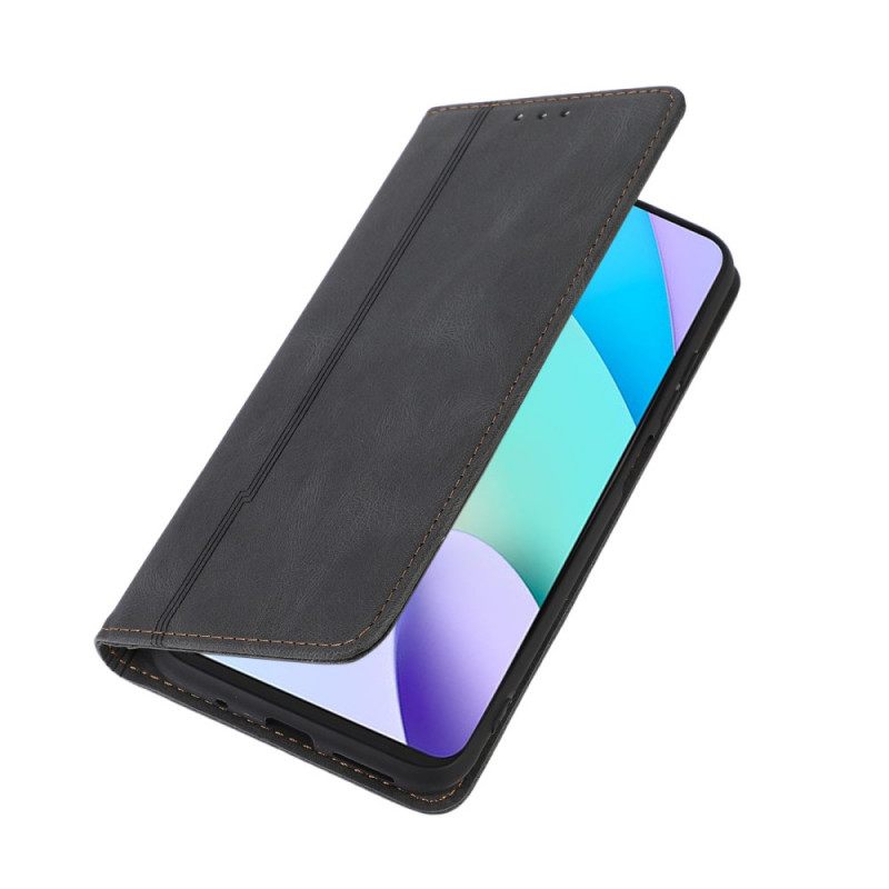 Puhelinkuoret Xiaomi Redmi Note 11 Pro Plus 5G Kotelot Flip Style Leather Line