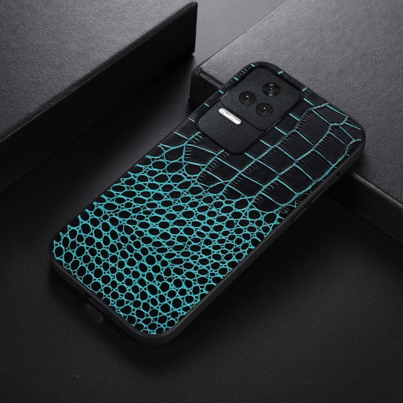 Case Poco F4 Crocodile Texture Aitoa Nahkaa