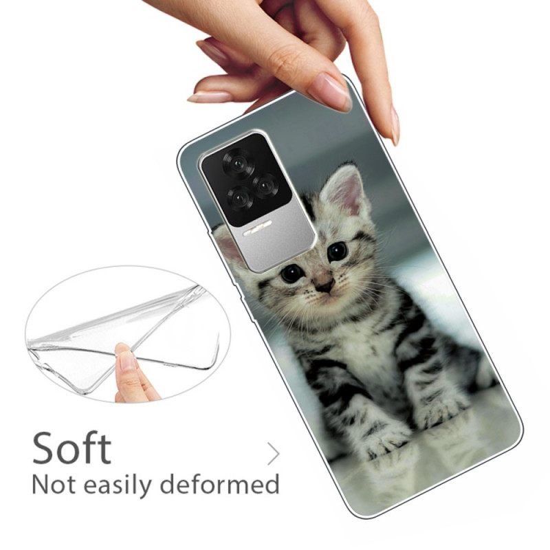 Case Poco F4 Kitten