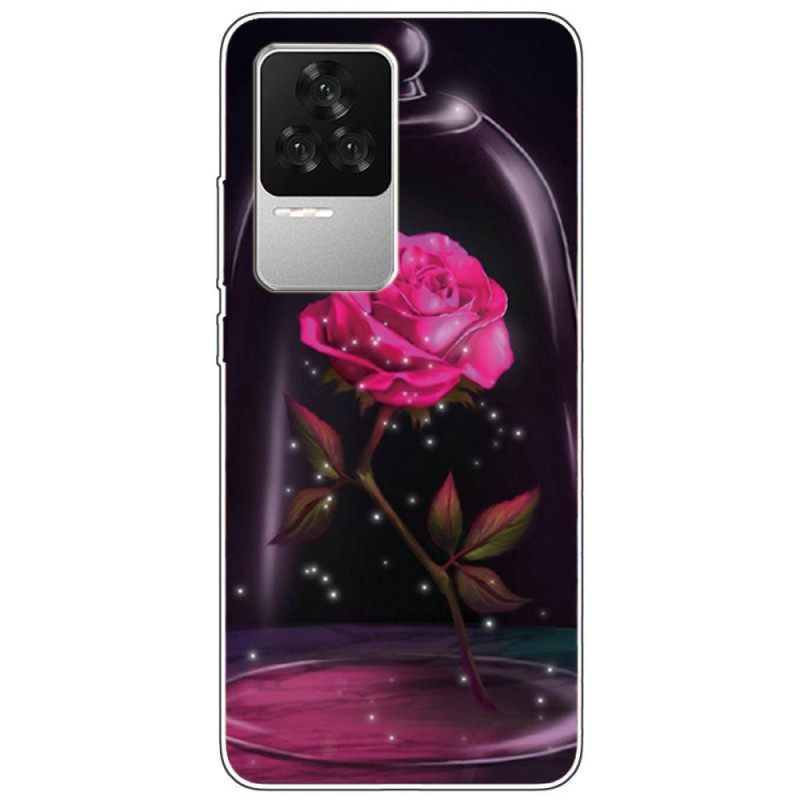 Case Poco F4 Silicone Pinkki