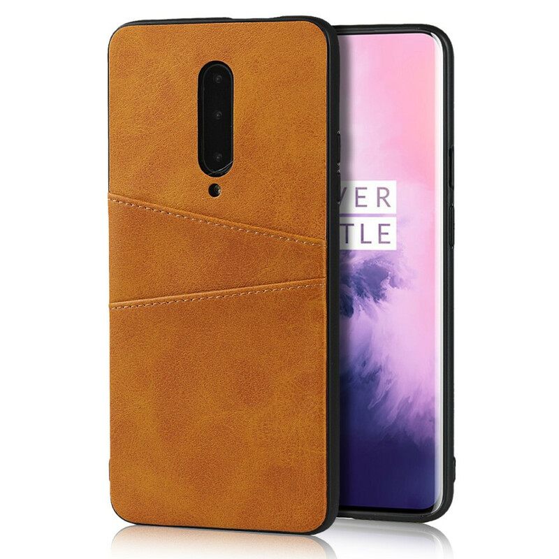 Kuori OnePlus 7 Pro Leather Texture Kaksoiskorttikotelo