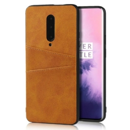 Kuori OnePlus 7 Pro Leather Texture Kaksoiskorttikotelo