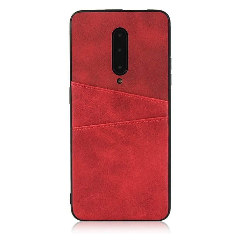 Kuori OnePlus 7 Pro Leather Texture Kaksoiskorttikotelo