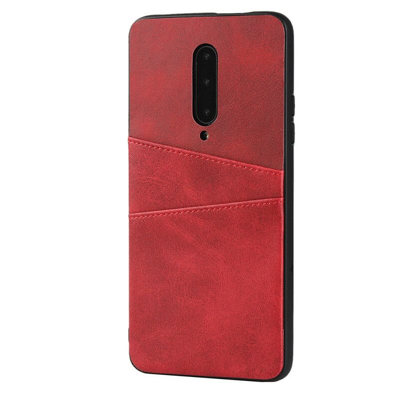 Kuori OnePlus 7 Pro Leather Texture Kaksoiskorttikotelo