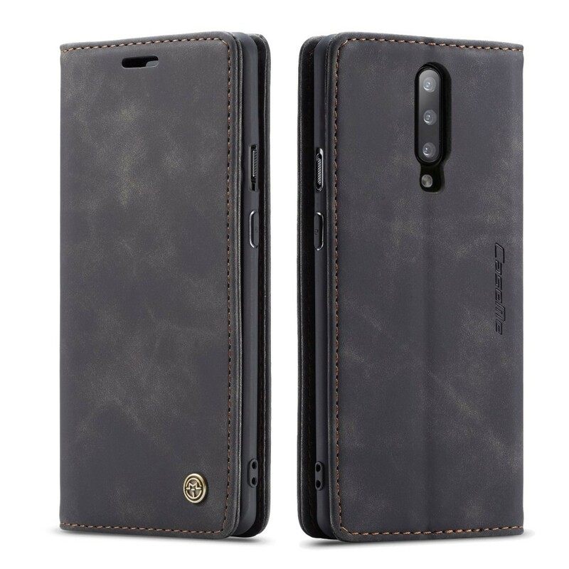 Puhelinkuoret OnePlus 7 Pro Kotelot Flip Caseme Keinonahka