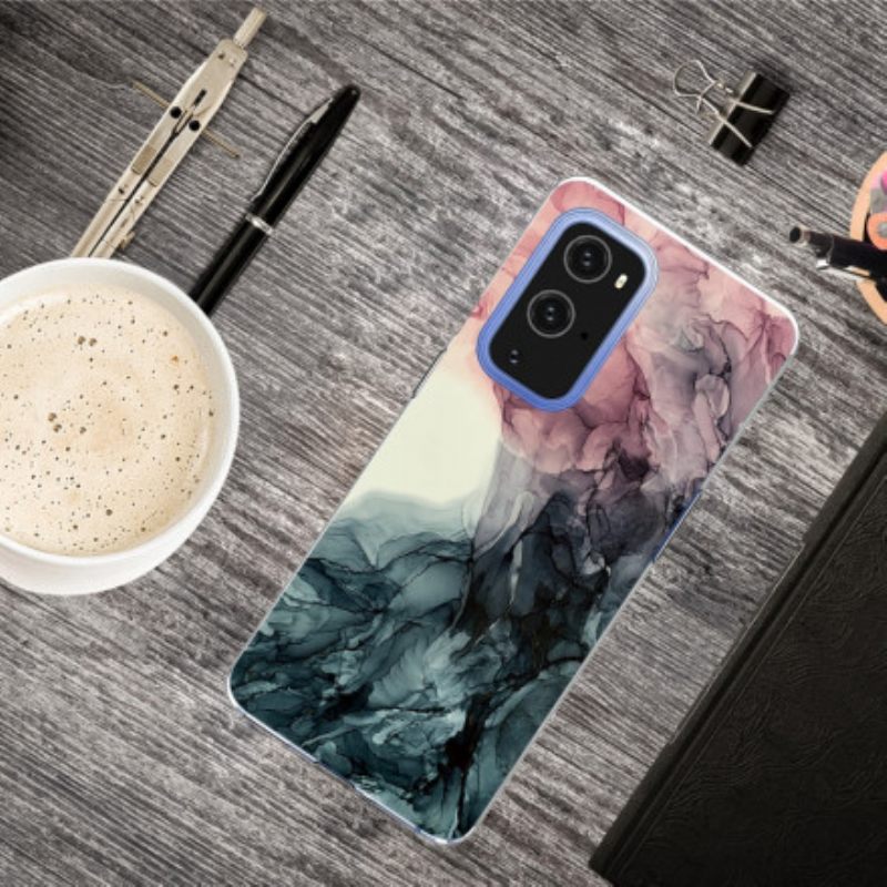 Case OnePlus 9 Pro Värillinen Marmori